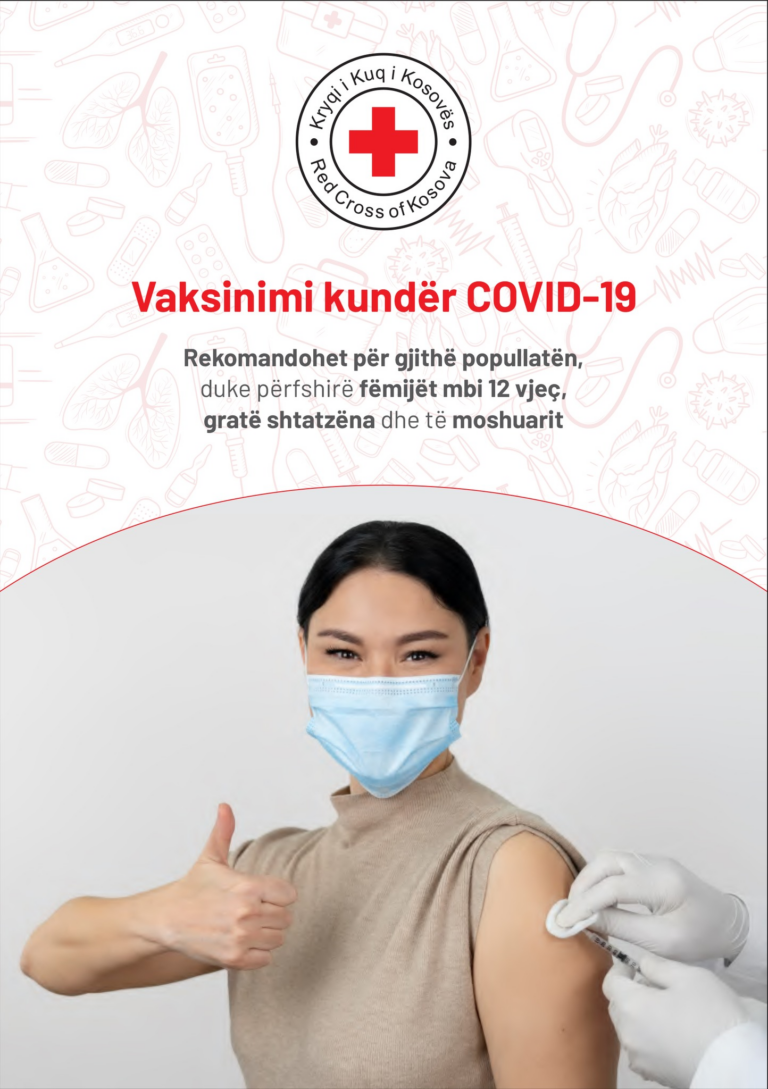 Broshura Informuese “Vaksinimi kundër COVID-19”